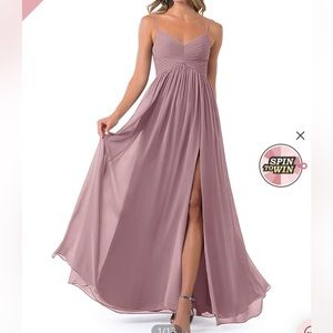 Azazie Alia Dress in Dusty Rose